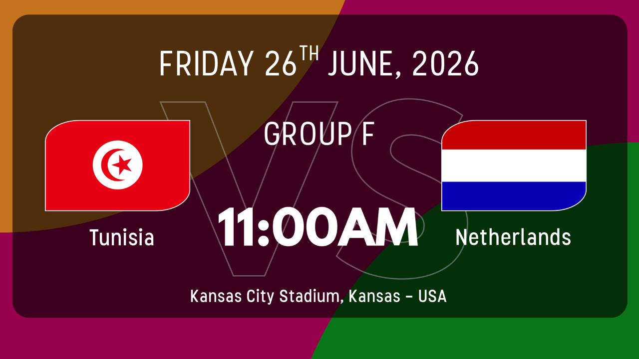 Tunisia vs Netherlands