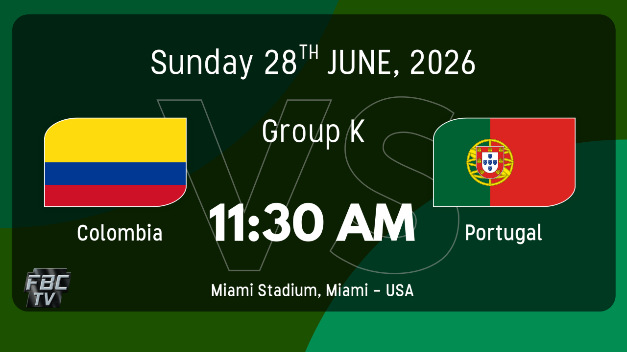 Colombia vs Portugal