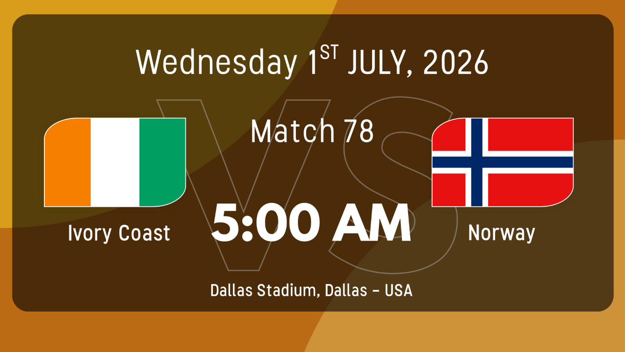 Ivory Coast vs Norway