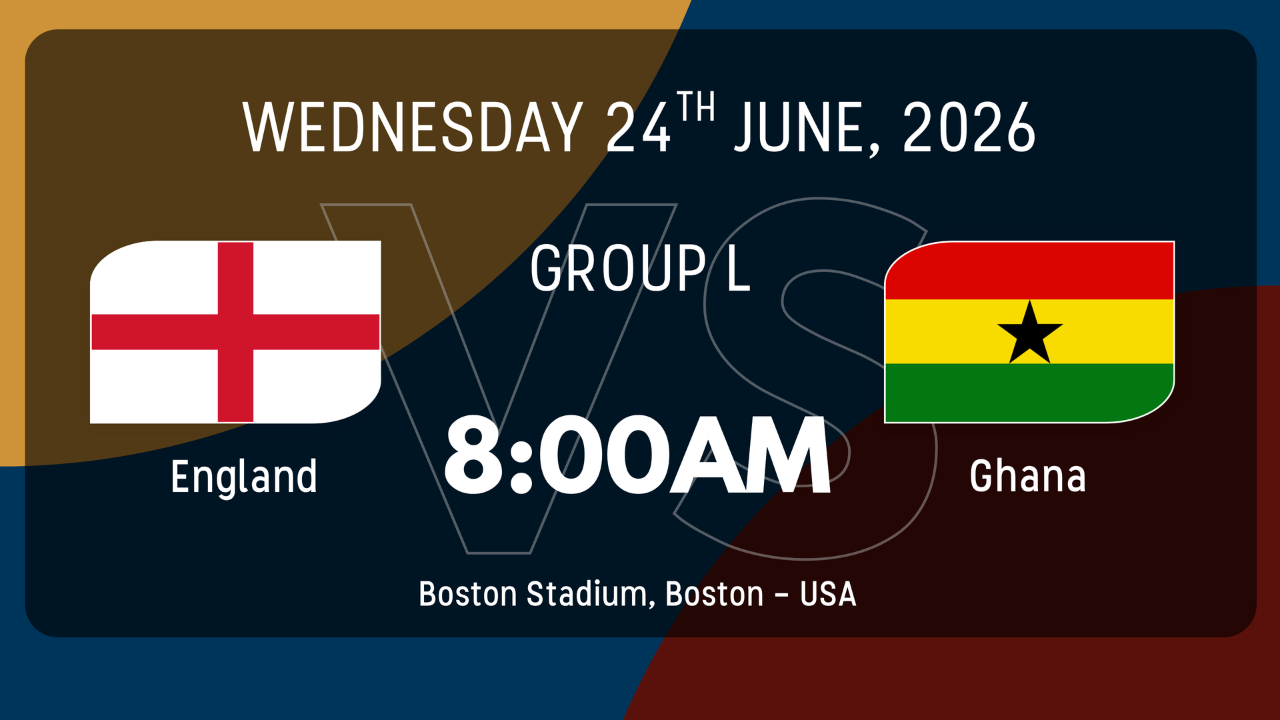 England vs Ghana