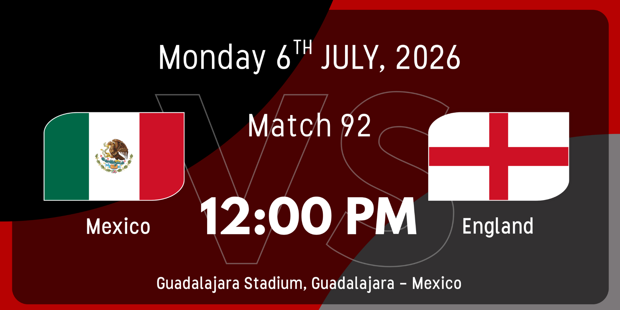 Mexico vs England